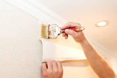 Pose de papier peint à Vandeuil — revêtements muraux et toiles de verre